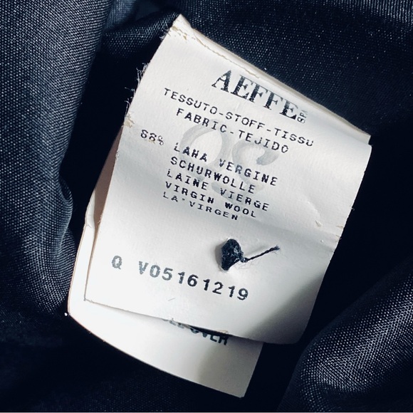 JEAN PAUL GAULTIER FEMME WOOL PLEATED SINGLE BREASTED VINTAGE BLAZER Black 6 - Picture 11 of 13